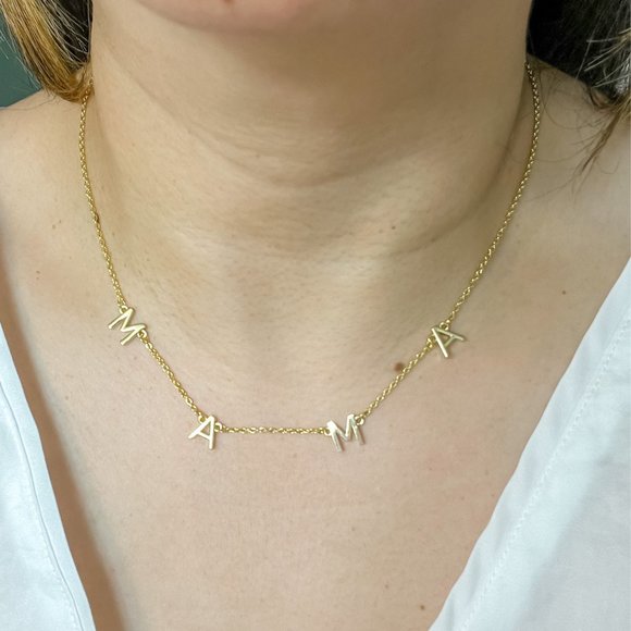 Mother's Day Gift For Mom Necklace Gift To New Moms Necklace Mom Jewelry Gold - Picture 17 of 17